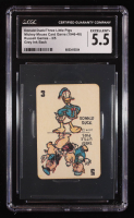 Donald Duck / Three Little Pigs 1946-48 Russell Mickey Mouse Card Game Grey Ink Back #3/5 (CGC 5.5) at PristineAuction.com