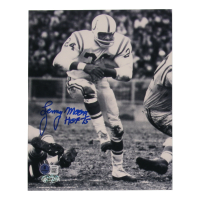 Lenny Moore Signed Colts 8x10 Photo Inscribed "HOF 75" (Beckett) at PristineAuction.com