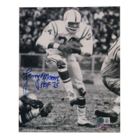 Lenny Moore Signed Colts 8x10 Photo Inscribed "HOF 75" (Beckett) at PristineAuction.com