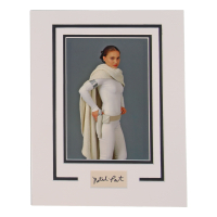 Natalie Portman Signed Custom Matted Cut (ACOA) at PristineAuction.com