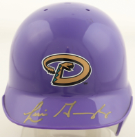 Luis Gonzalez Signed Diamondbacks Mini Batting Helmet (Beckett) at PristineAuction.com