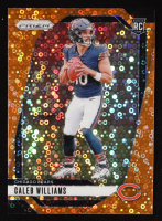 Caleb Williams 2024 Panini Prizm Prizms Orange Disco #301 RC at PristineAuction.com