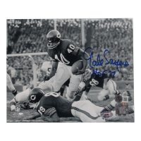 Gale Sayers Signed Bears 8x10 Photo Inscribed "HOF 77" (Beckett) at PristineAuction.com
