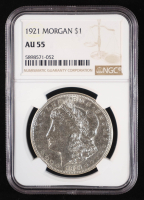 1921-S Morgan Silver Dollar (NGC AU55) at PristineAuction.com