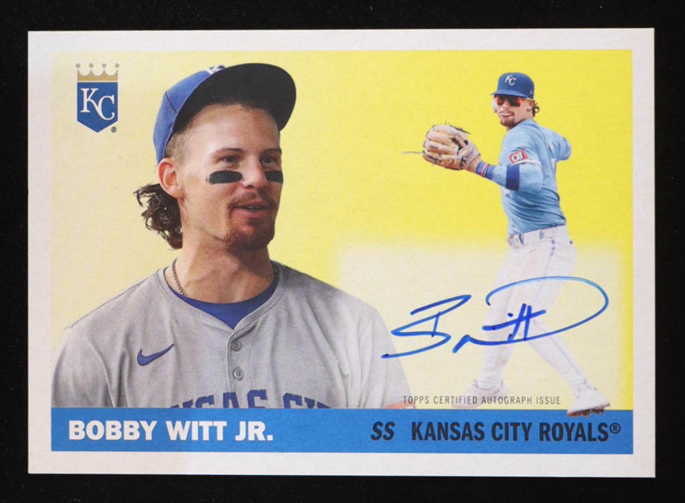 Bobby Witt Jr. 2025 Topps Heritage 25th Anniversary Autographs #H25ABW #63/200