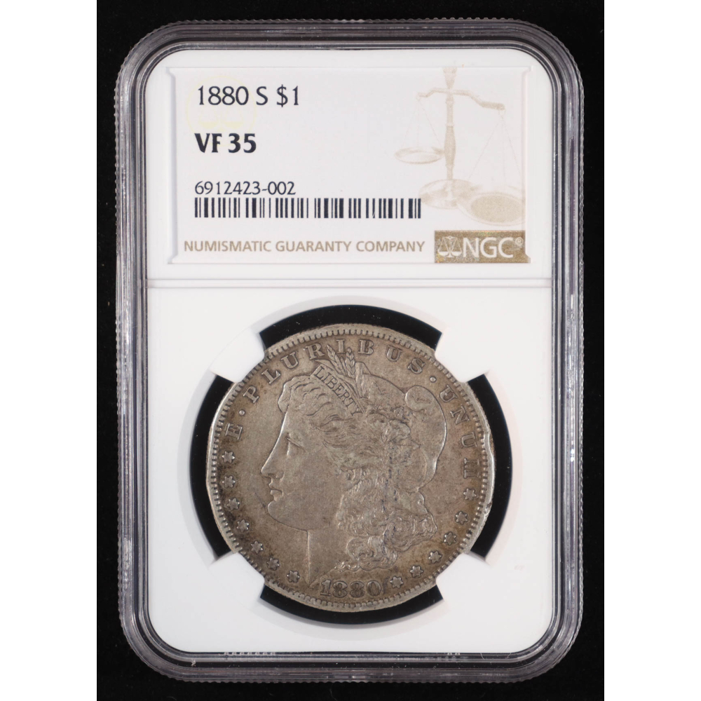 1880-S Morgan Silver Dollar (NGC VF35) at PristineAuction.com