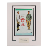 Neil Simon Signed Custom Matted Cut (ACOA) at PristineAuction.com