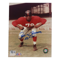 Rosey Brown Signed Giants 8x10 Photo Inscribed "HOF 75" (Beckett) at PristineAuction.com