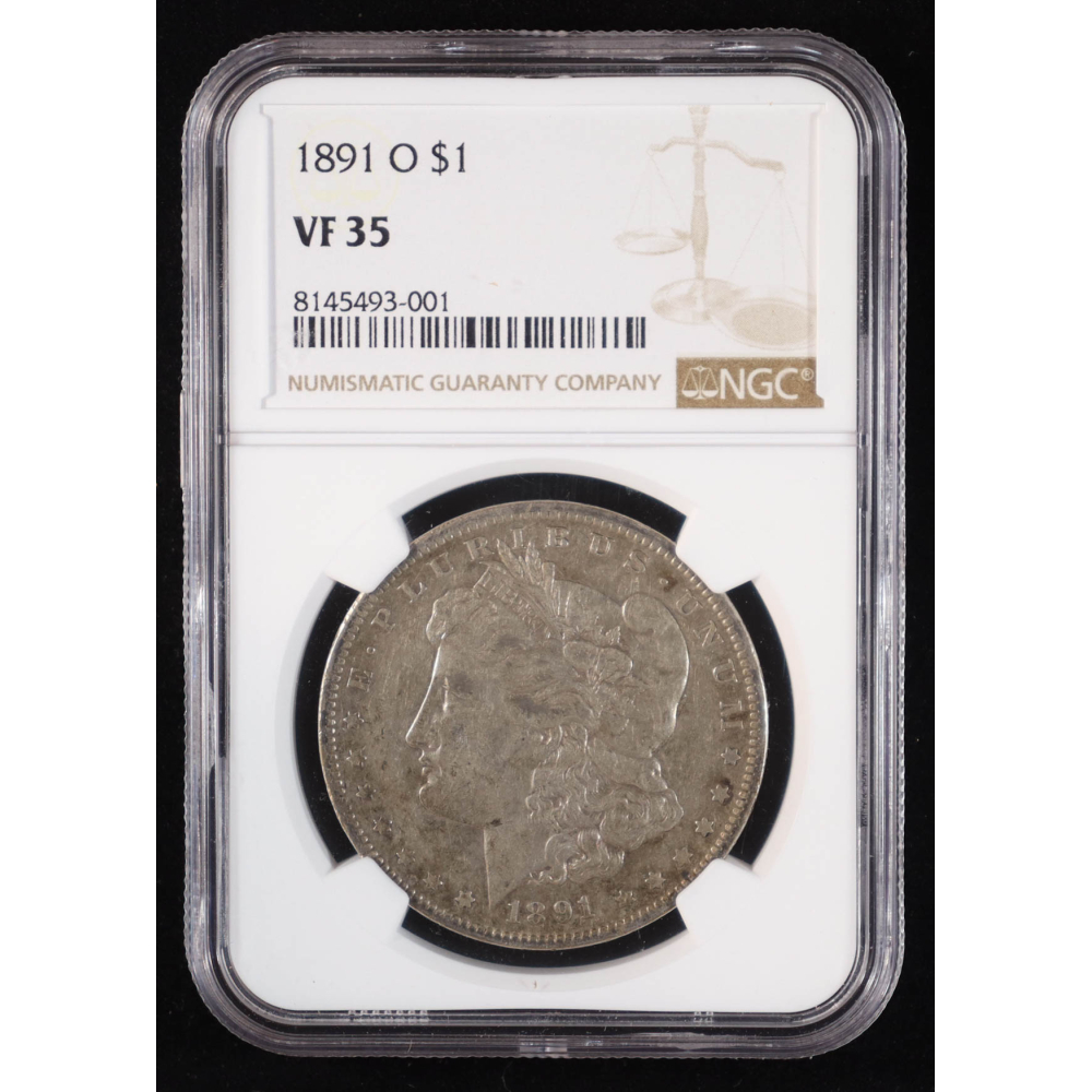 1891-O Morgan Silver Dollar (NGC VF35) at PristineAuction.com