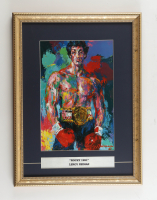 "Rocky 1981" Custom Framed Art Print by LeRoy Neiman with Title Plaque at PristineAuction.com