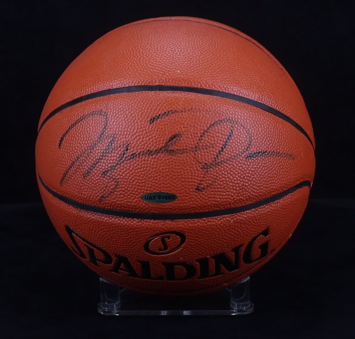 Michael Jordan Signed Spalding Official NBA Game Ball with Display Case (JSA LOA) at PristineAuction.com