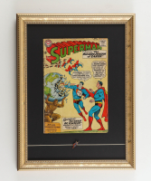 1964 "Superman" Issue #169 Custom Framed Comic Book Display With Superman Metal Logo Pin at PristineAuction.com