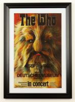 The Who 1972 Germany Concert Tour Custom Framed Poster Print at PristineAuction.com