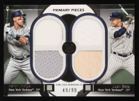 Aaron Judge / Juan Soto 2024 Topps Museum Collection Primary Pieces Dual Player Quad Relics #DPQRJUS #49/99 at PristineAuction.com