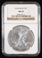 2014 American Silver Eagle (NGC MS70) at PristineAuction.com