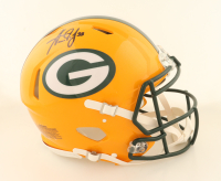 Aaron Jones Signed Packers Full-Size Authentic Speed Helmet (Beckett) at PristineAuction.com