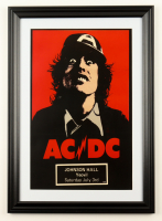 AC/DC 1976 United Kingdom Concert Tour Custom Framed Poster Print at PristineAuction.com