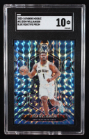 Zion Williamson 2023-24 Panini Mosaic Mosaic Reactive Blue #32 (SGC 10) at PristineAuction.com