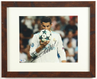 Cristiano Ronaldo Signed Real Madrid Custom Framed Photo (Beckett) at PristineAuction.com
