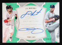 Chris Sale / J.D. Martinez 2020 Topps Definitive Collection Dual Autographs Green #DACMS #8/10 at PristineAuction.com