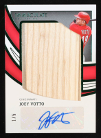 Joey Votto 2022 Immaculate Collection Jumbo Bat Signatures Green #22 #1/5 at PristineAuction.com