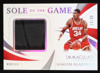 Hakeem Olajuwon 2020-21 Immaculate Collection Sole of the Game #4 #13/25 at PristineAuction.com