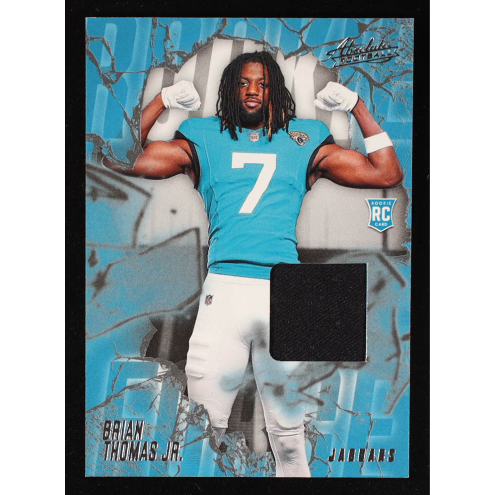 Brian Thomas Jr. 2024 Absolute Rookie Force Jerseys #1 RC at PristineAuction.com