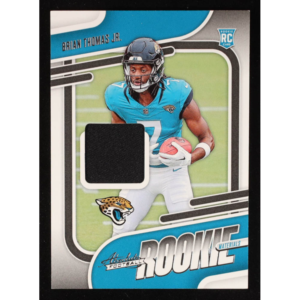 Brian Thomas Jr. 2024 Absolute Absolute Rookie Materials #11 RC at PristineAuction.com
