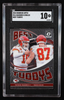Patrick Mahomes II / Travis Kelce 2024 Donruss Optic Best Tuddys #16 (SGC 10) at PristineAuction.com
