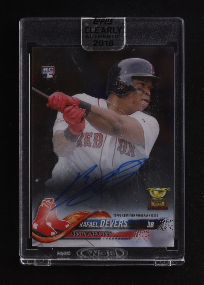 Rafael Devers 2018 Topps Clearly Authentic Autographs #CAARD RC