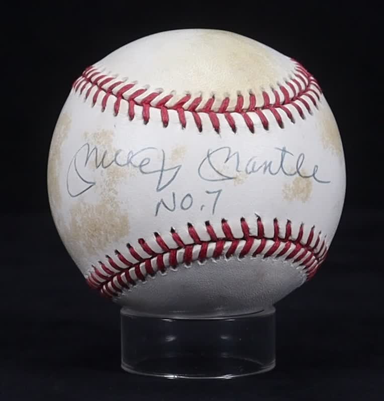 Mickey Mantle Signed OAL Baseball Inscribed "No. 7" (JSA & UDA) at PristineAuction.com