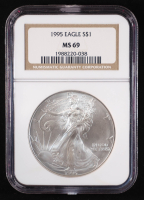1995 American Silver Eagle (NGC MS69) at PristineAuction.com