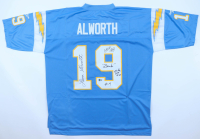 Lance Alworth Signed Chargers Reebok Authentic Jersey With Multiple Inscriptions (Beckett) at PristineAuction.com
