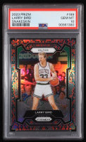 Larry Bird 2023-24 Panini Prizm Prizms Snakeskin #189 (PSA 10) at PristineAuction.com
