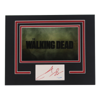 Robert Kirkman Signed "The Walking Dead" Custom Matted Cut (ACOA) at PristineAuction.com