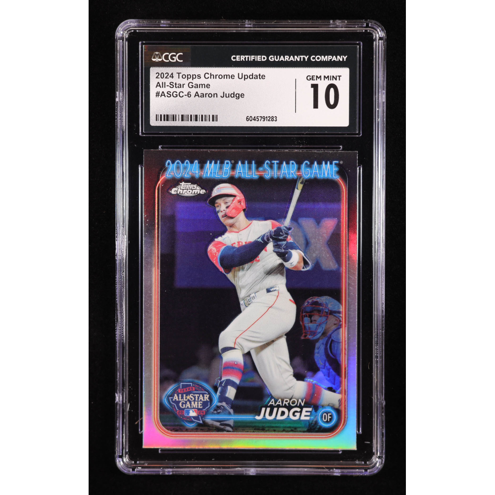 Aaron Judge 2024 Topps Chrome Update '24 All-Star Game #ASGC6 (CGC 10) at PristineAuction.com