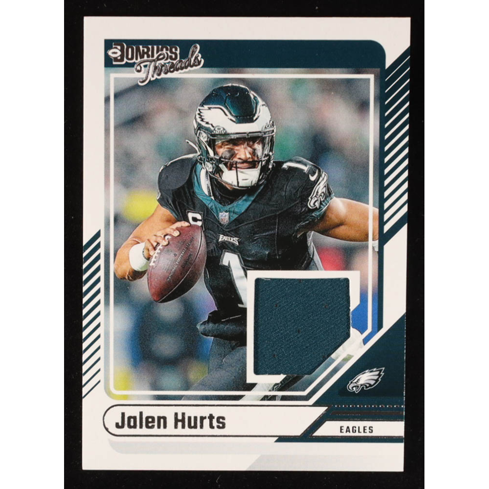 Jalen Hurts 2024 Donruss Threads #33 at PristineAuction.com