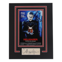 Clive Barker Signed "Hellraiser" Custom Matted Cut (ACOA) at PristineAuction.com