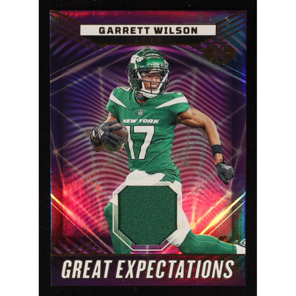 Garrett Wilson 2023 Panini Illusions Great Expectations Materials #82 at PristineAuction.com