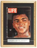 Muhammad Ali Signed Custom Framed "Life" Magazine (PSA) at PristineAuction.com