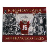 Joe Montana Signed LE 49ers 16x20 Photo Inscribed "HOF 2000" (Beckett & Montana) at PristineAuction.com