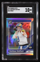Matthew Stafford 2024 Donruss Optic Holo #113 (SGC 10) at PristineAuction.com