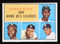 Ernie Banks / Hank Aaron / Ed Mathews / Ken Boyer 1961 Topps #43 / NL Home Run Leaders at PristineAuction.com