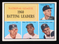 Dick Groat / Norm Larker / Willie Mays / Roberto Clemente 1961 Topps NL Batting Leaders #41 at PristineAuction.com
