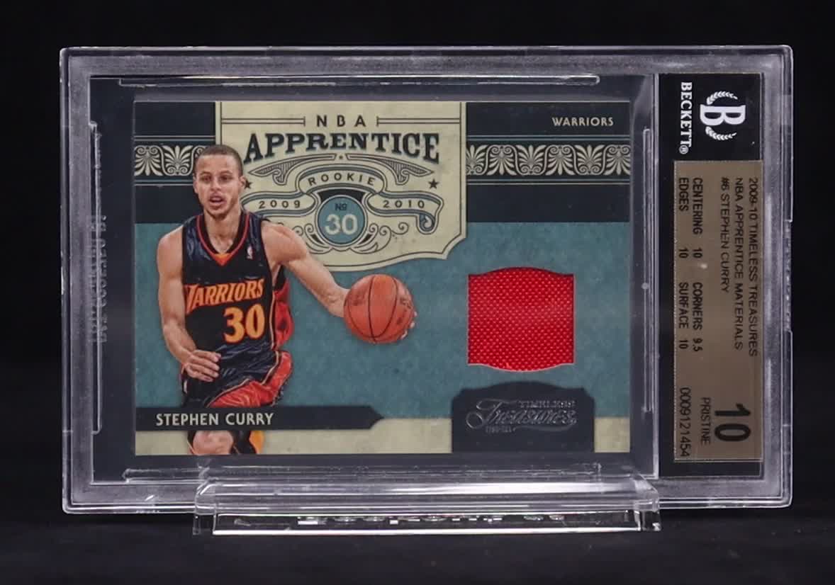 Stephen Curry 2009-10 Timeless Treasures NBA Apprentice Materials #6 RC #90/100 (BGS 10) at PristineAuction.com