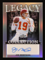 Joe Montana 2024 Leaf Joe Montana Legacy Autographs Prismatic Silver #BA-JM19 #17/35 at PristineAuction.com
