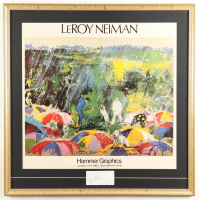 Arnold Palmer Signed Custom Framed Cut Display with LeRoy Neiman Art Print (JSA) at PristineAuction.com