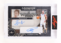Stephen Curry / Steve Nash 2024 Leaf Ultimate Sports A Window to the Past #UXW7 #5/7 at PristineAuction.com