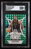 Zion Williamson 2023-24 Panini Mosaic Epic Performers Mosaic Green #10 (SGC 10) at PristineAuction.com