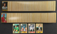 1987 Topps Baseball Complete Set of (792) Cards with Bo Jackson #170 RC, Barry Bonds #320 RC, Mark McGwire #366 RC, Barry Larkin #648 RC at PristineAuction.com